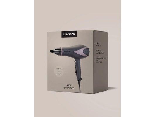 Фен Blackton Bt HD2240B Темно-серый розовый